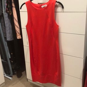 Aritzia Babaton Fitted Knee-Length Red Dress
